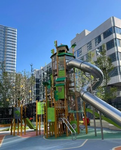 Toboggan tubulaire professionnel en acier inoxydable sur mesure pour équipement de jeux d'extérieur pour enfants, parc d'aventure - Product Image 6