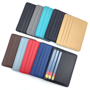 <span class=keywords><strong>Porta</strong></span> <span class=keywords><strong>Carte</strong></span> di <span class=keywords><strong>Credito</strong></span> e Biglietti da Visita Tascabile Sottile e Minimalista in Ecopelle PU con Logo Personalizzato a Rilievo, di Grande Successo e con Basso MOQ - Product Image 3