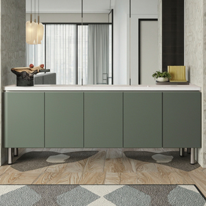 Cao cấp thép không gỉ bếp đảo chìm chống vân tay lớp phủ hiện đại backsplash Ngăn kéo trượt cho nhà ăn nhà hàng - Product Image 5