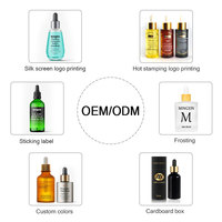 Emballage cosmétique de luxe personnalisé pour huile capillaire, flacon compte-gouttes en verre ambré 30 ml, flacon carré plat en verre pour huile essentielle