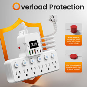 3M 아메리칸 스탠다드 서지 프로텍터 USB 시계 전원 스트립 연장 코드 포트 전기 연장 소켓 (가정용) - Product Image 2