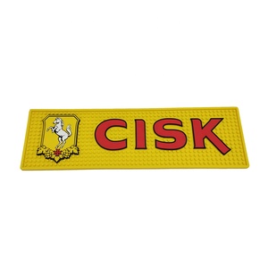 Service tout-en-un d'impression personnalisée de tapis de <span class=keywords><strong>bar</strong></span> en PVC pour la bière allemande Pabst Loch Lomond Bear Creek - Product Image 4