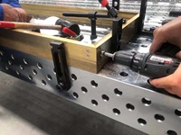 Plataforma de Soldadura 3D Directa de Fábrica, Rendimiento Anticorrosión, Contorno Personalizado para Soldadura de Componentes de Contenedores
