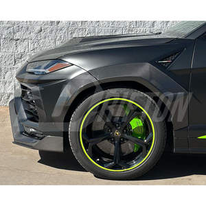 Divisor de parachoques delantero de fibra de carbono seco para Lamborghini URUS 2018-2022 - Product Image 5