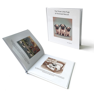 Nhà Máy Tùy Chỉnh Giấy Bìa Cứng Trẻ Em Dễ Thương Động Vật Bìa Cứng Truyện Tranh Trẻ Em Hội Đồng Quản Trị Câu Chuyện Cuốn Sách Dịch Vụ In Ấn - Product Image 1