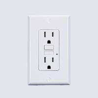 Prise murale double décorative standard américaine 15A 110V-125V, homologuée UL