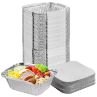 Barquette jetable spéciale en aluminium pour plats à emporter, boîte à lunch en aluminium, récipient de barbecue, bol en plastique PP, emballage pour magasin