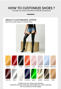 Fabrikant China wholesale plus size Hoge Hak Schoenen Luxe knie Laarzen Sexy Disco <span class=keywords><strong>GoGo</strong></span> Laarzen - Product Image 5