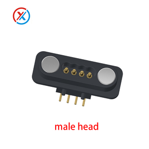 High Current <strong>USB</strong> Magnetic <strong>Connector</strong> Bend Pogo Pin <strong>Connector</strong> 2/3/4/5/6/7pin Pogo Magnetic Pogo Pin <strong>Connector</strong> - Product Image 4