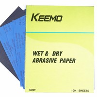 Papier abrasif KEEMO, grain 120 à 3000, carbure de silicium, pour ponçage humide et sec, pour blocs de ponçage, vente en gros en usine