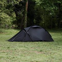 Tente de camping légère 2 places pour la randonnée, le trekking, profil bas, coupe-vent, type dôme tunnel, fabrication OEM personnalisée