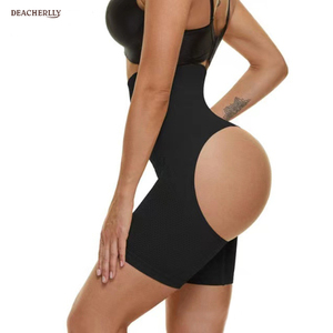 High Waist Butt Lifter <strong>Boyshorts</strong> With Steel Bones Waist Cincher Flatten Tummy Control Panties for Women - Product Image 1