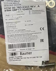 원본 Speedmaster102 CD102 센서 00.783.0343 RE V.A IFRM08P17/404836 하이델베르크 유도 센서 전달 섹션 PNP - Product Image 5