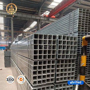 30x30mm 40x40mm 80x80mm 120x120mm S235 s275jr S355 mạ kẽm Z100 ống vuông mạ kẽm ống thép vuông - Product Image 4