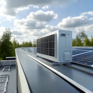 Aire Acondicionado Híbrido Solar de Bajo Consumo, Inverter de Pared, Frío/Calor, para Casa de Alquiler - Product Image 1