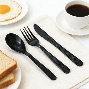 여행용 고급 일회용 플라스틱 식기 세트 (<span class=keywords><strong>포크</strong></span>, 스푼, 나이프 포함) - Product Image 3