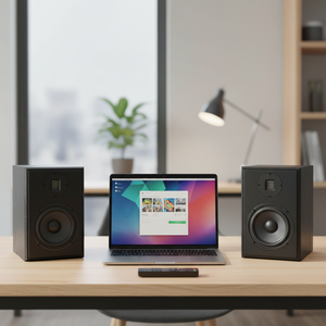 Casa 2.0 attivo hi-fi altoparlanti da scaffale soggiorno Stereo sistema di altoparlanti audio con BT, USB, funzione <span class=keywords><strong>RAC</strong></span> amplificatore TPA3116 - Product Image 6