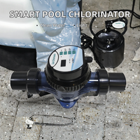 Système intelligent et léger de désinfection de l'eau de piscine par électrolyse au sel PVC SXMANDY série ECR, accessoires et outils pour piscine