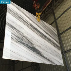 Luxury White Sands Marble With Gold Vein Big Slabs For Kitchen Countertop And Bathroom