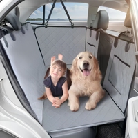 Housse de siège auto pour chien, imperméable, antidérapante, protection de siège arrière pour animaux de compagnie, Oxford 600D, lavable, tapis de voyage pour SUV, berline, camionnette, fourgonnette