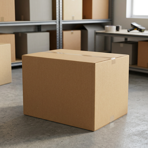 Boîte en carton ondulé à double paroi pour expédition, emballage en carton robuste pour usage industriel et commercial - Product Image 1