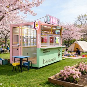 ZOWN Mini Compact Electric Mobile Food Cart with Customized Color & Ads <b>Small</b> Wheeled Cart for <b>Ice</b> Cream Candy Light Snacks - Product Image 1