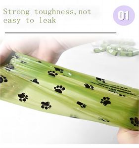ถุงเก็บมูลสุนัขแบบย่อยสลายได้ ป้องกันการรั่วซึม พร้อมที่จ่ายถุง - Product Image 2