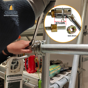 7/16 "Heavy Duty Ponteggi Oscillare Sopra La Bi-Hex Chiave a tubo 21 millimetri Poka Plumb Manico - Product Image 2