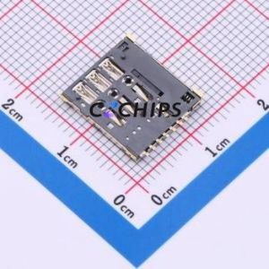 CSIM-113-7P SIM Card Connector SMD Connector Self-Return Type Nano SIM Card Card Holder 1.37mm - Product Image 2