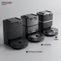 RC700 Robot Pintar Pembersih Lantai Basah/Kering Otomatis Aspirateur Robot Vacuum Cleaner Mopping EU Baterai Giroskop Konstruksi Plastik
