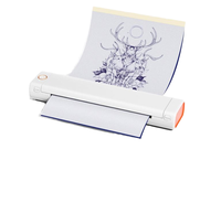 Imprimante à transfert thermique M08F, taille de papier maximale 108 mm, machine à étiquettes thermiques en rouleau, vêtements, résolution 203 dpi, USB+, en stock