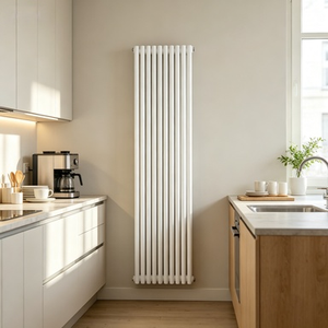 Radiador <span class=keywords><strong>de</strong></span> Calefacción Central Hidrónico <span class=keywords><strong>de</strong></span> Acero Suave, <span class=keywords><strong>de</strong></span> Diseño Moderno, Ahorro <span class=keywords><strong>de</strong></span> Energía, <span class=keywords><strong>de</strong></span> Columna Doble Vertical Alta y Rectangular, para Montaje en Pared - Product Image 1