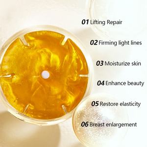 Big Breast Enhancer Kollagen Kristall Brust maske Blatt Benutzer definierte Vitamin C Kollagen Aufhellung Straffung Brust vergrößerung maske - Product Image 4