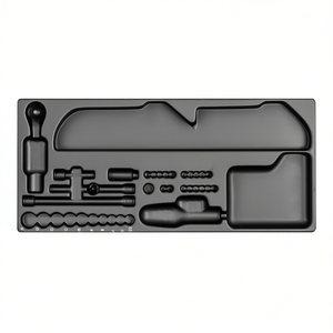 Organizador de herramientas de plástico con compartimentos para almacenamiento en almacenes logísticos y gestión de equipos - Product Image 2