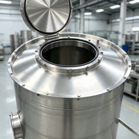 Cuve de réaction en acier inoxydable 304 pour le traitement des eaux usées avec agitateur et moteur, haute productivité, cuve de mélange personnalisable