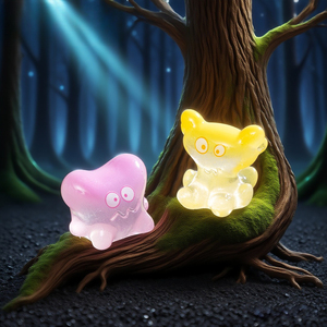 Figurines en résine transparentes et colorées de petits monstres, <span class=keywords><strong>accessoires</strong></span> de décoration mignons à faire soi-même <span class=keywords><strong>pour</strong></span> la voiture ou le bureau - Product Image 4