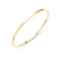Bracelet de cercle de différentes tailles de miroir en acier de titane en gros