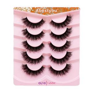 Abestyou – Faux <span class=keywords><strong>cils</strong></span> en gros personnalisés, effet 3D, en vison, épais, naturels, doux, faits à la main - Product Image 1
