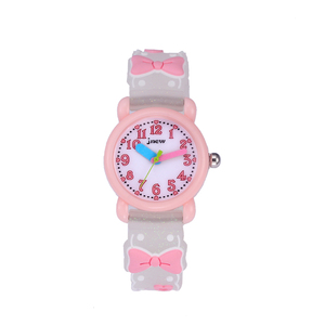 Reloj Deportivo <span class=keywords><strong>Infantil</strong></span> con Diseño de Fresa Rosa, Carátula Analógica, Movimiento de Cuarzo, Caja de PC y Correa de PVC, OEM/ODM - Product Image 4