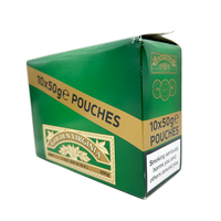 Sachets d'emballage pour feuilles de tabac à rouler vides 30g 50g, sacs de cigarettes pour tabac australien