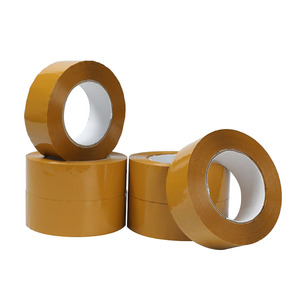 Ruban adhésif en <span class=keywords><strong>colle</strong></span> acrylique JIANGRUN buff imprimé pour emballage, 45mic*48mm*135m Espagne - Product Image 2