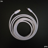 Kabel USB C ke USB C 2m Ekstra Panjang, Tebal, Terjalin, Pengisian Daya Super Cepat, Chip E Marker, PD 240w