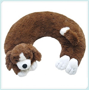 Compresión caliente para microondas, cubierta extraíble húmeda, oso, perro, cerdo, cuello, almohada, envoltura para espalda, almohadilla de calentamiento de animales de peluche ponderada - Product Image 5