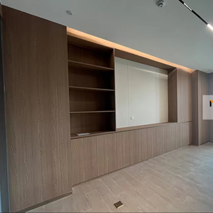 خزانة تلفزيون لغرفة المعيشة بطراز المزرعة من ميلينكو، مع جدار مميز بألوان متناسقة وأبواب داخلية ذات مظهر متناسق وصديقة للبيئة ومخصصة - Product Image 6