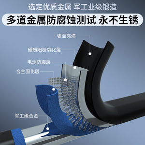 Escalera de Tijera de 3 Peldaños, Material de Hierro, Diseño de Peldaños Anchos, Uso en Interiores - Product Image 4