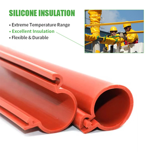 Silikon Kauçuk Havai Güç Hattı İzolasyon Kılıfı Yüksek Gerilim Kablosu Kablo Koruyucu İzole Silikon Kılıf - Product Image 3