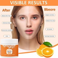 Nouvelle crème visage à la vitamine C et à l'orange, hydratante, éclaircissante, adoucissante, régénérante de la peau, affinant les pores, utilisation quotidienne