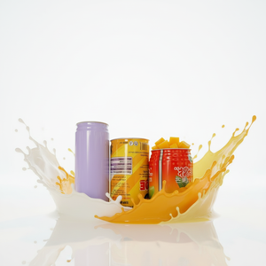 Latas Redondas de Grado Alimenticio de 65x110 mm, Fabricante de Latas Metálicas con Tapa Fácil de Abrir para Envasado de Bebidas, Leche y Jugos, Venta al por Mayor - Product Image 3