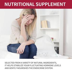 Service privé Ménopause Capsules de supplément à base de plantes Soutien de l'équilibre hormonal pour les femmes ménopausées Pas pour les femmes enceintes - Product Image 6