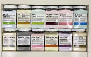 Polvo de Mascarilla Facial de Gelatina Natural con PDRN de ADN de Salmón, Baja Cantidad Mínima de Pedido, Logo Personalizado, Mascarilla de Gel Cristalina en Polvo para Spa - Product Image 3